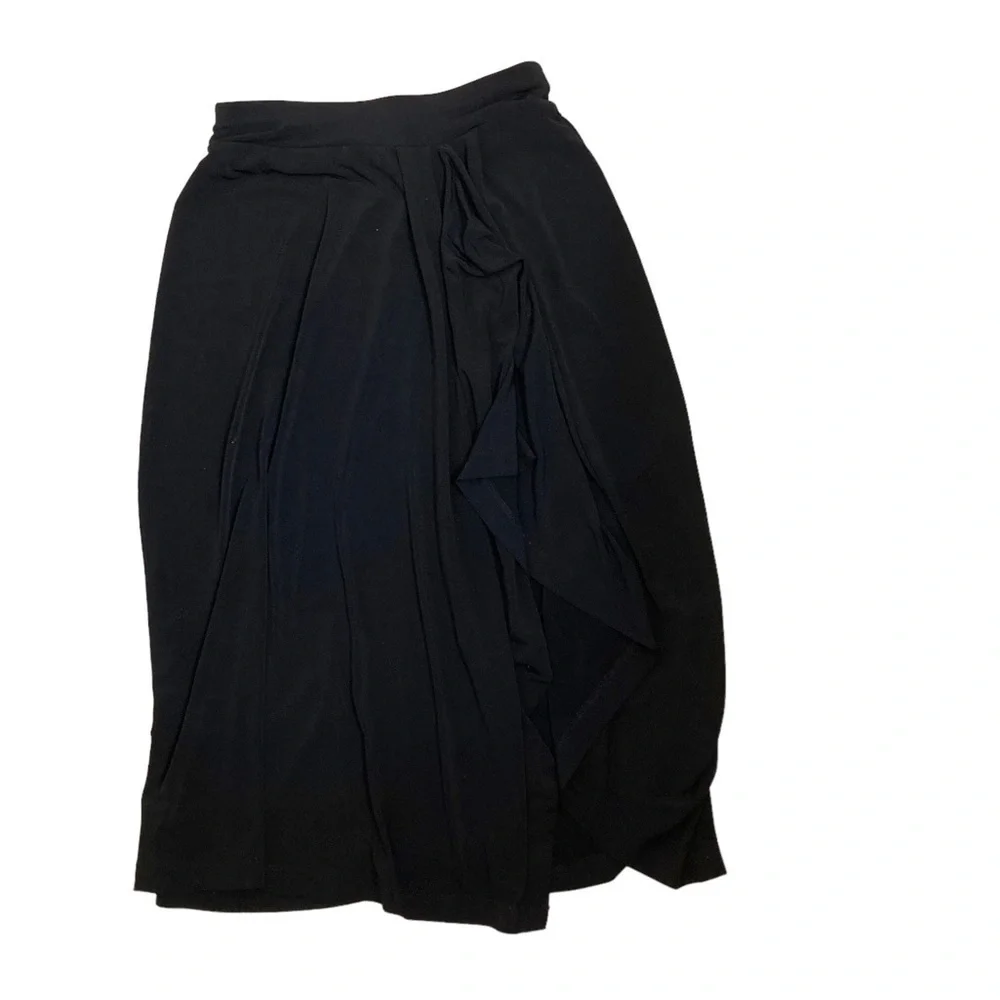 Michael kors black high low skirt
